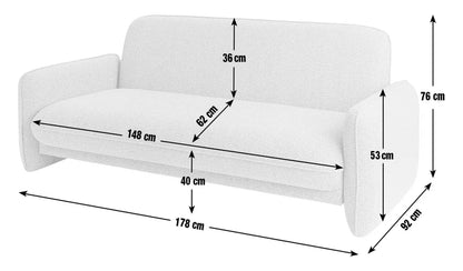 HAB 60 TRAC 3 SEAT SOFA