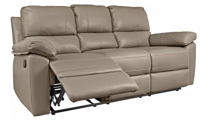 AH1 TOBY 3 SEATER RECLINER SOFA GREY