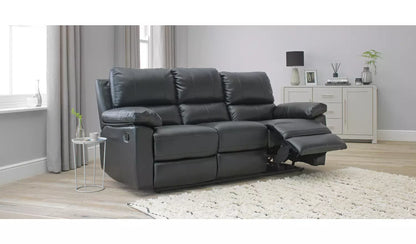 AH1 TOBY 3 SEATER RECLINER SOFA GREY