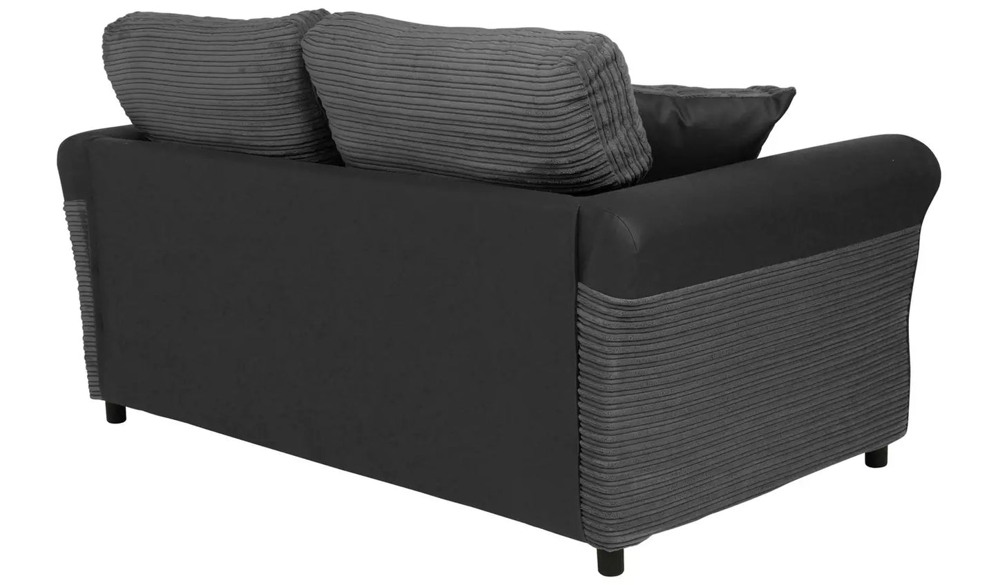 AH1 HARRY 2 SEATER SOFA JUMBO CORD CHARC