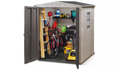 Apex Outdoor Garden Storage Shed 6 x 6ft