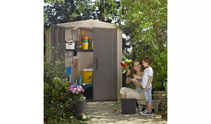 Apex Outdoor Garden Storage Shed 6 x 6ft