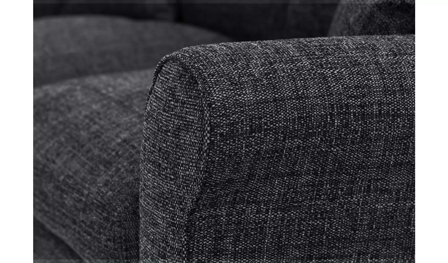 HAB LISBON 3 SEATER SOFA CHARCOAL