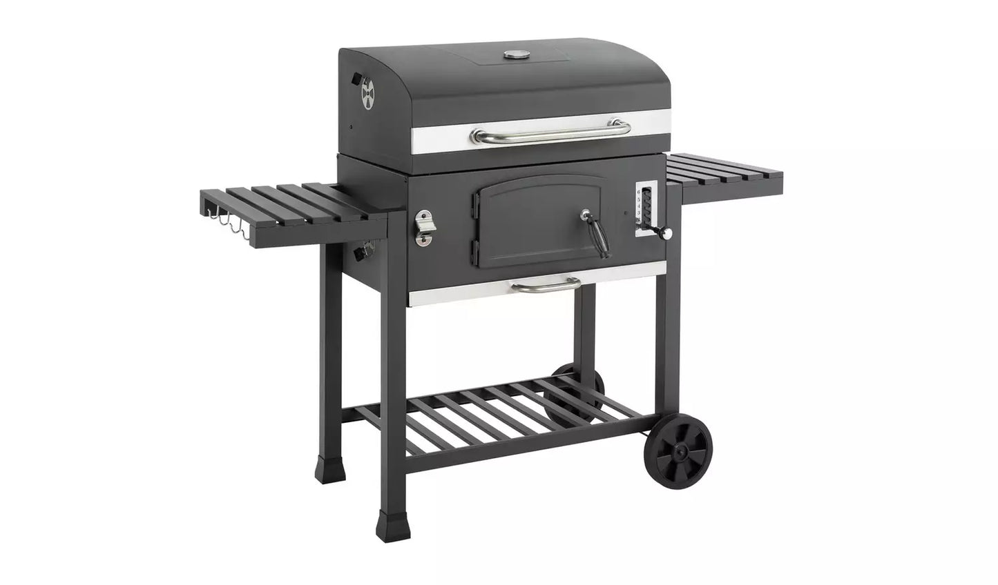 AMERICAN CHARCOAL BBQ XXL(CUSTOMER RETURNS - MAY SHOW HEAVY SIGN OF USE AND MISSING ACCESSORIES)