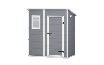 KETER MANOR PENT 6X4 PLASTIC SHED DO