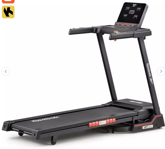 Reebok Jet 100z Folding Treadmill with Incline and Bluetooth