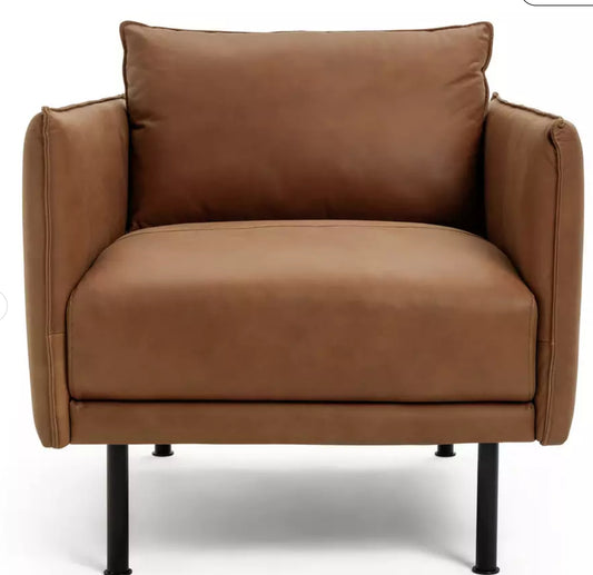 Habitat Moore Leather Armchair - Tan RRP £700