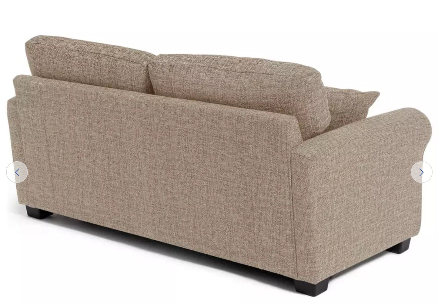 Argos Home Lisbon Fabric 2 Seater Sofa Bed - Beige